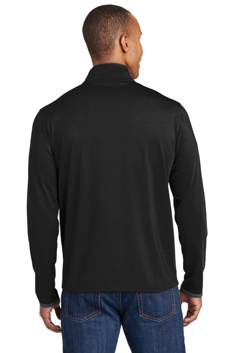 Sport-Tek® Sport-Wick® Stretch Contrast Full-Zip Jacket. ST853