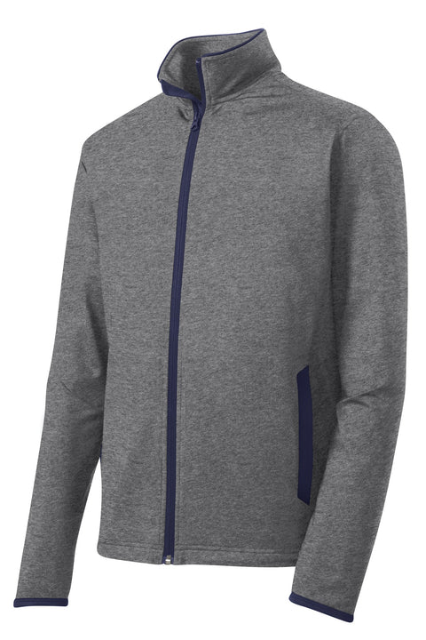 Sport-Tek® Sport-Wick® Stretch Contrast Full-Zip Jacket. ST853