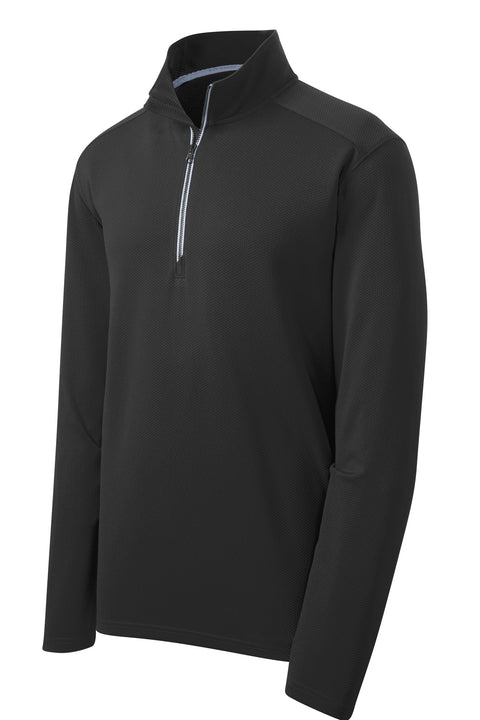 Sport-Tek® Sport-Wick® Textured 1/4-Zip Pullover. ST860