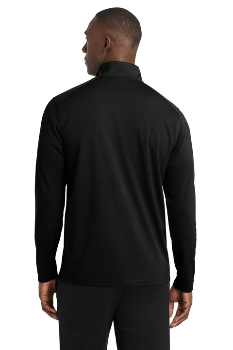 Sport-Tek® Sport-Wick® Textured 1/4-Zip Pullover.  ST860