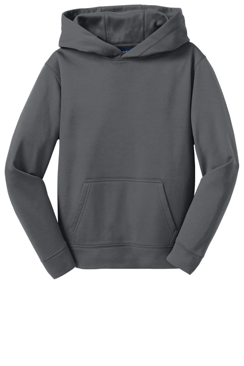 Sport-Tek® Youth Sport-Wick® Fleece Hooded Pullover. YST244