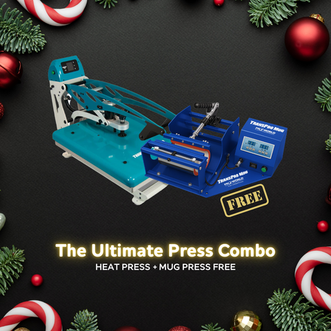 Ultimate Heat Press Combo: Heat Press + Free Mug Press🔥