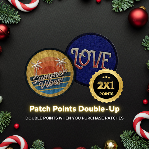 Print + Embroidery Patches