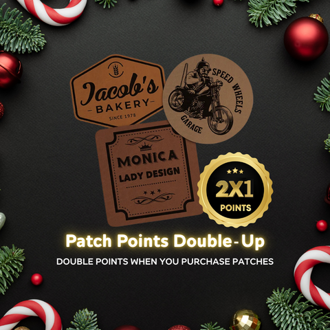 Faux Leather Patches