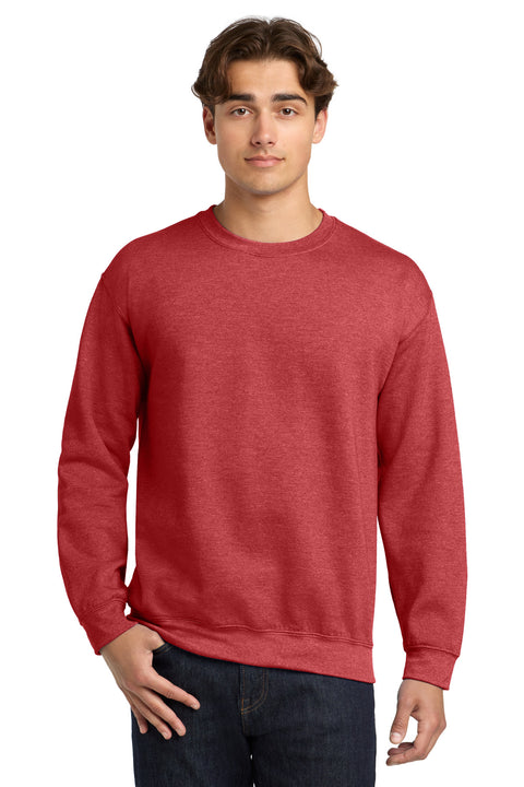 Gildan ®  Heavy Blend™ Crewneck Sweatshirt.  18000 - [Heather Scarlet Red]