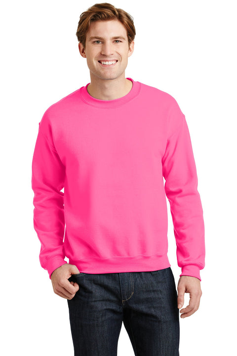 Gildan ®  Heavy Blend™ Crewneck Sweatshirt.  18000 - [Safety Pink]
