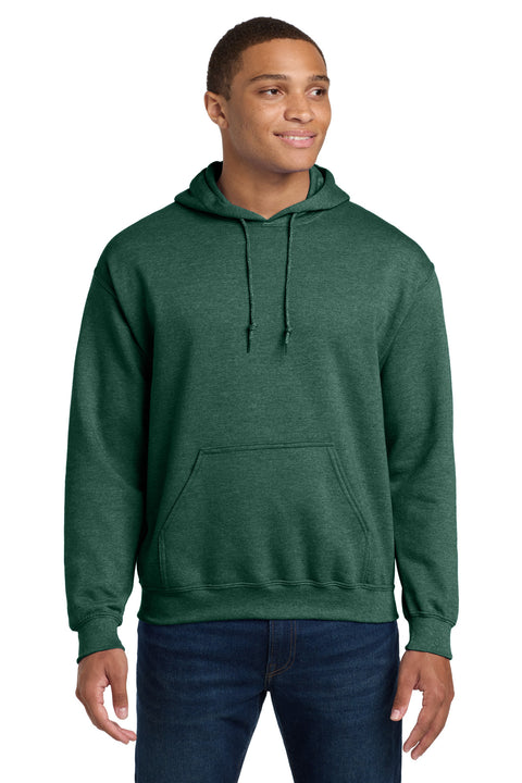 Gildan ®  - Heavy Blend ™  Hooded Sweatshirt.  18500 - [Heather Dark Green]