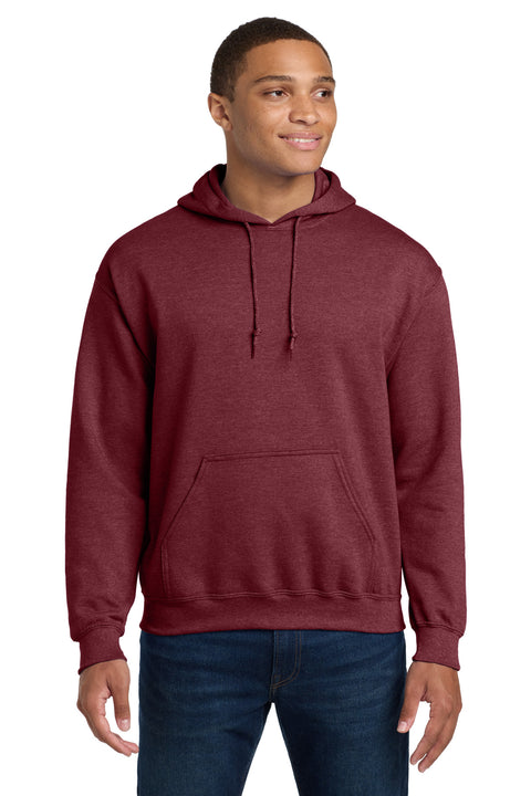Gildan ®  - Heavy Blend ™  Hooded Sweatshirt.  18500 - [Heather Dark Maroon]