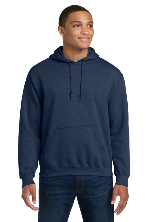 Gildan ®  - Heavy Blend ™  Hooded Sweatshirt.  18500 - [Heather Dark Navy]