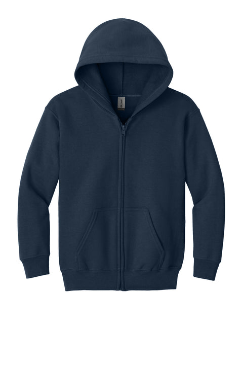 Gildan® Youth Heavy Blend™ Full-Zip Hooded Sweatshirt. 18600B