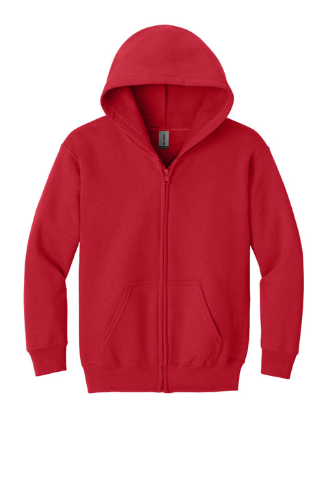 Gildan® Youth Heavy Blend™ Full-Zip Hooded Sweatshirt. 18600B