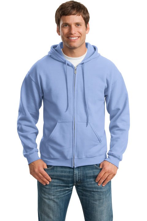 Gildan ®  - Heavy Blend™ Full-Zip Hooded Sweatshirt. 18600 - [Carolina Blue]