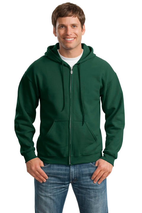 Gildan ®  - Heavy Blend™ Full-Zip Hooded Sweatshirt. 18600 - [Forest Green]