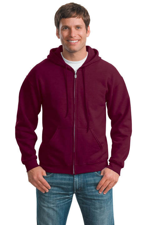 Gildan ®  - Heavy Blend™ Full-Zip Hooded Sweatshirt. 18600 - [Maroon]