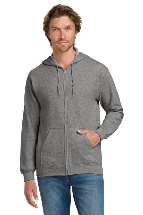 Gildan ®  - Heavy Blend™ Full-Zip Hooded Sweatshirt. 18600 - [Graphite Heather]