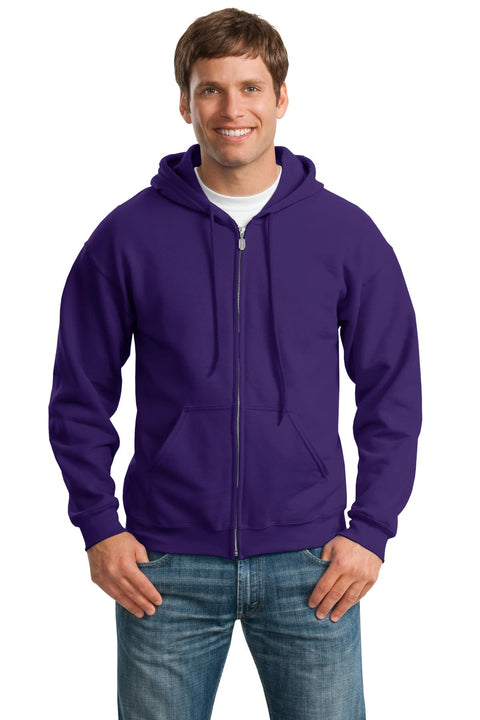 Gildan ®  - Heavy Blend™ Full-Zip Hooded Sweatshirt. 18600 - [Purple]