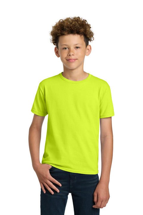 Gildan ®  - Youth Ultra Cotton ® 100% US Cotton T-Shirt. 2000B - [Safety Green]