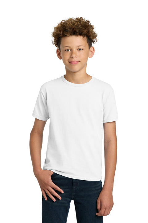 Gildan ®  - Youth Ultra Cotton ® 100% US Cotton T-Shirt. 2000B - [White]
