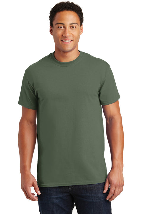 Gildan ®  - Ultra Cotton ®  100% US Cotton T-Shirt.  2000 - [Military Green]