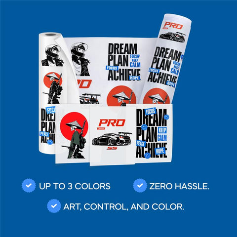 1 to 3 Colors Transfers | 1 to 3 Colors