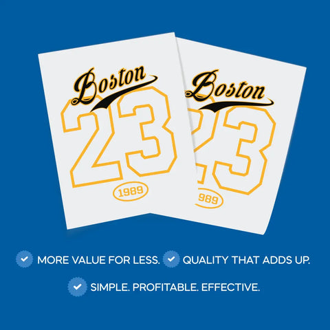 25¢ to $1.19 Transfer – 1 & 2 Colors