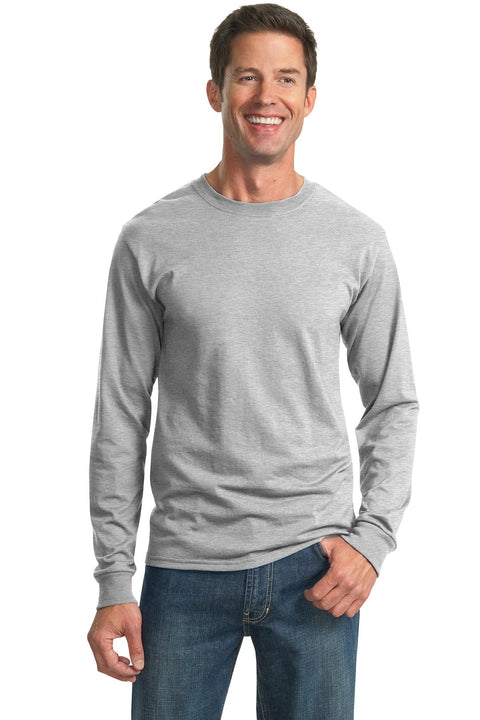 Jerzees ®  - Dri-Power ®  50/50 Cotton/Poly Long Sleeve T-Shirt.  29LS - [Ash]