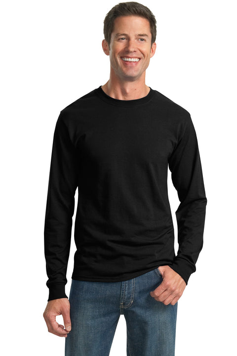 Jerzees ®  - Dri-Power ®  50/50 Cotton/Poly Long Sleeve T-Shirt.  29LS - [Black]
