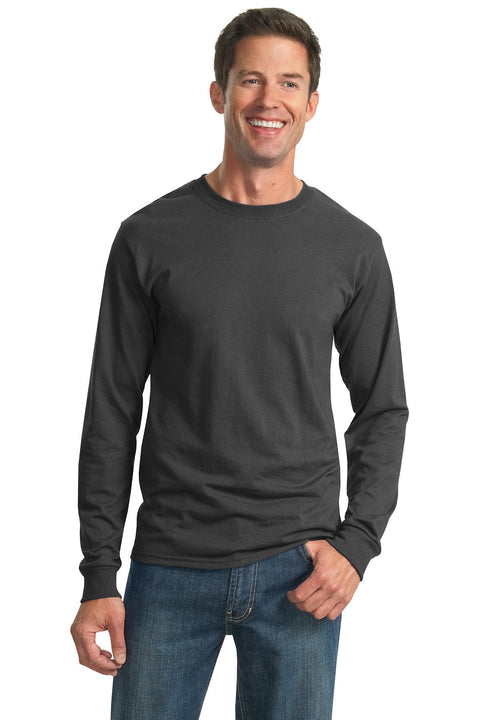Jerzees ®  - Dri-Power ®  50/50 Cotton/Poly Long Sleeve T-Shirt.  29LS - [Charcoal Grey]
