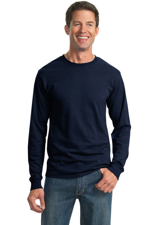 Jerzees ®  - Dri-Power ®  50/50 Cotton/Poly Long Sleeve T-Shirt.  29LS - [Navy]