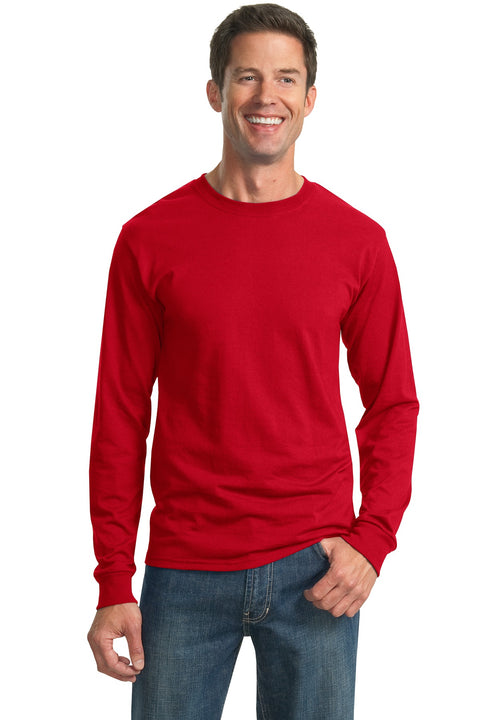 Jerzees ®  - Dri-Power ®  50/50 Cotton/Poly Long Sleeve T-Shirt.  29LS - [True Red]