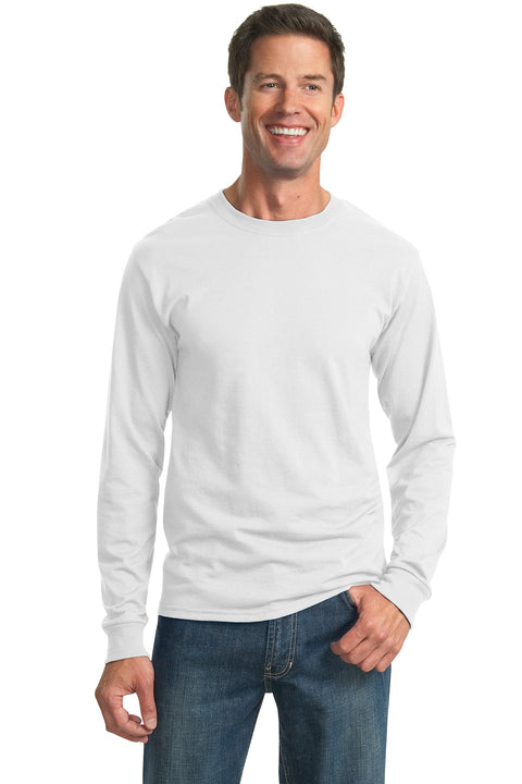 Jerzees ®  - Dri-Power ®  50/50 Cotton/Poly Long Sleeve T-Shirt.  29LS - [White]