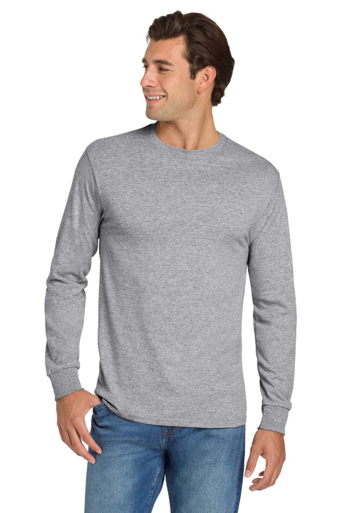 Jerzees ®  - Dri-Power ®  50/50 Cotton/Poly Long Sleeve T-Shirt.  29LS - [Athletic Heather]