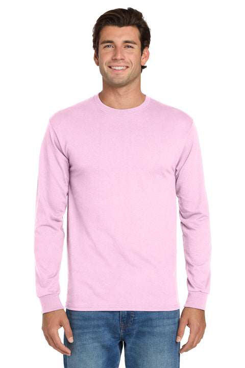 Jerzees ®  - Dri-Power ®  50/50 Cotton/Poly Long Sleeve T-Shirt.  29LS - [Classic Pink]