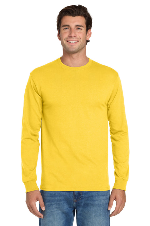 Jerzees ®  - Dri-Power ®  50/50 Cotton/Poly Long Sleeve T-Shirt.  29LS - [Island Yellow]