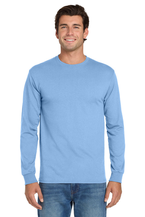 Jerzees ®  - Dri-Power ®  50/50 Cotton/Poly Long Sleeve T-Shirt.  29LS - [Light Blue]