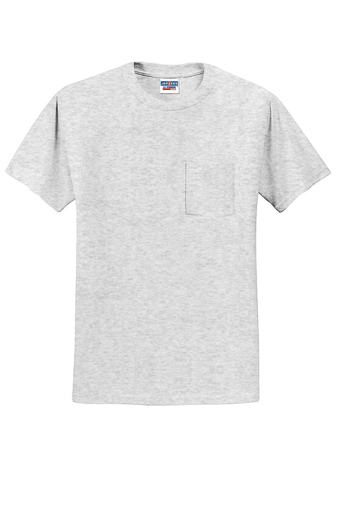 Jerzees® -  Dri-Power® 50/50 Cotton/Poly Pocket T-Shirt.  29MP