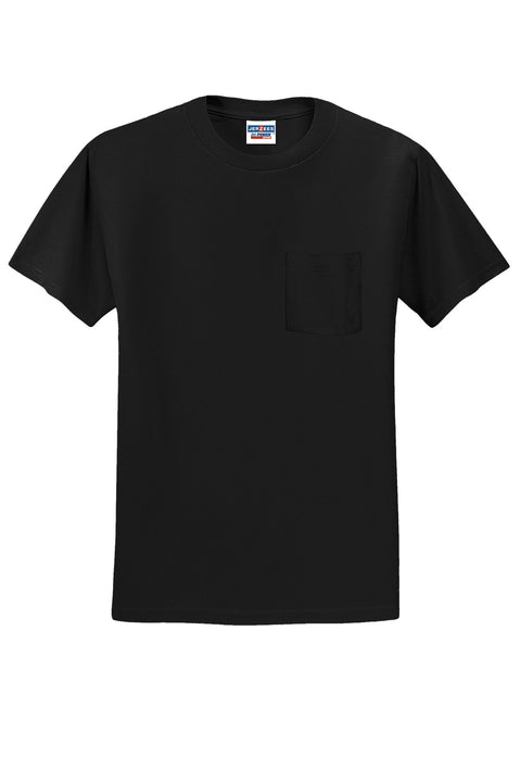 Jerzees® -  Dri-Power® 50/50 Cotton/Poly Pocket T-Shirt.  29MP