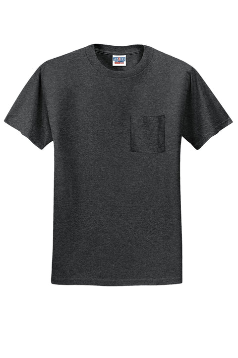 Jerzees® -  Dri-Power® 50/50 Cotton/Poly Pocket T-Shirt.  29MP