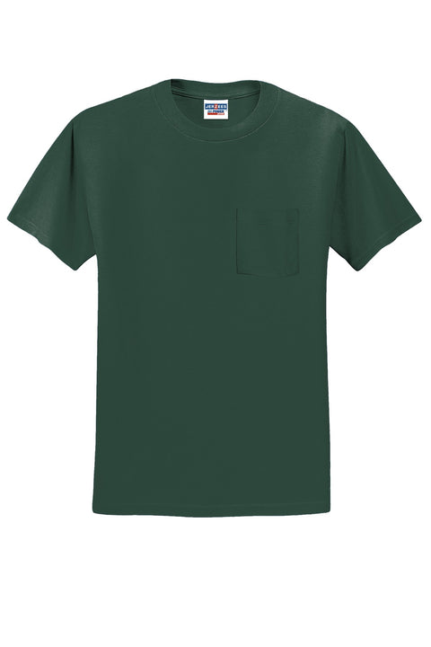 Jerzees® -  Dri-Power® 50/50 Cotton/Poly Pocket T-Shirt.  29MP