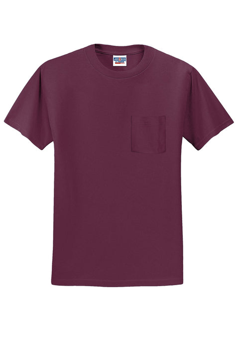 Jerzees® -  Dri-Power® 50/50 Cotton/Poly Pocket T-Shirt.  29MP