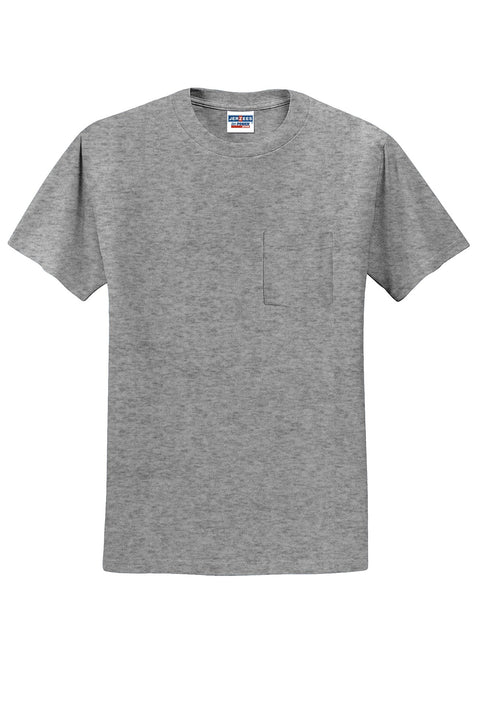 Jerzees® -  Dri-Power® 50/50 Cotton/Poly Pocket T-Shirt.  29MP