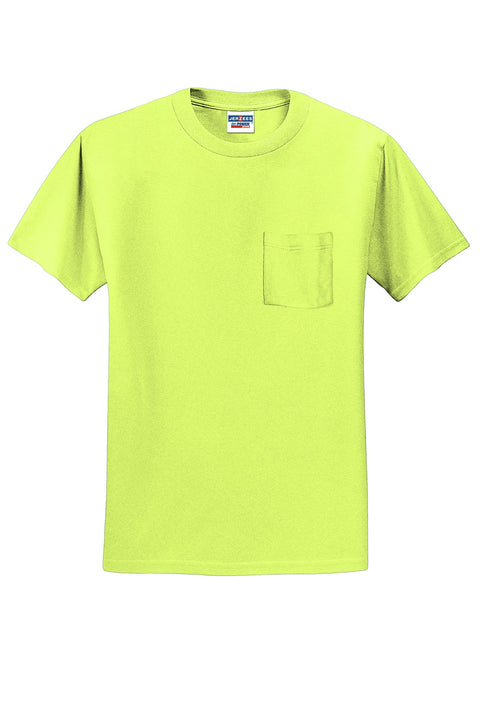 Jerzees® -  Dri-Power® 50/50 Cotton/Poly Pocket T-Shirt.  29MP