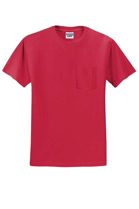 Jerzees® -  Dri-Power® 50/50 Cotton/Poly Pocket T-Shirt.  29MP