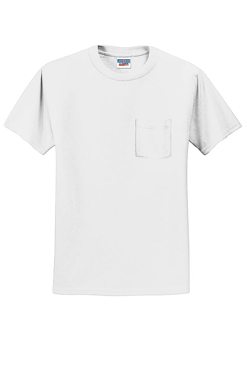 Jerzees® -  Dri-Power® 50/50 Cotton/Poly Pocket T-Shirt.  29MP