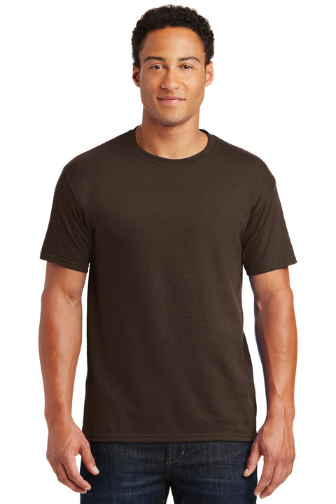 Jerzees ®  -  Dri-Power ®  50/50 Cotton/Poly T-Shirt.  29M - [Chocolate]
