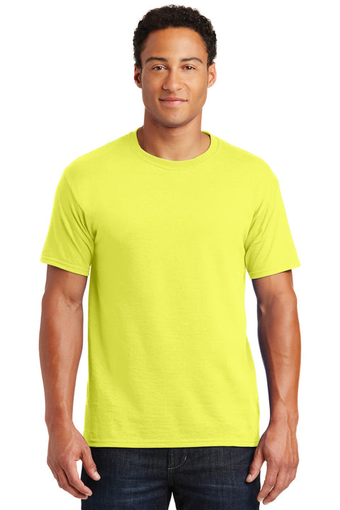 Jerzees ®  -  Dri-Power ®  50/50 Cotton/Poly T-Shirt.  29M - [Neon Yellow]
