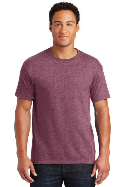 Jerzees ®  -  Dri-Power ®  50/50 Cotton/Poly T-Shirt.  29M - [Vintage Heather Maroon]