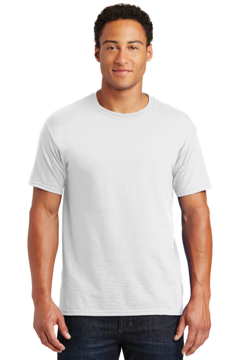 Jerzees ®  -  Dri-Power ®  50/50 Cotton/Poly T-Shirt.  29M - [White]