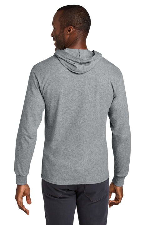 Jerzees Classics™ Unisex Cotton Long Sleeve Hooded T-Shirt 363LH