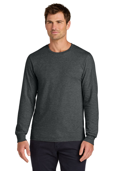 Jerzees Classics ™  Unisex Cotton Long Sleeve T-Shirt 363L - [Black Heather]